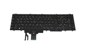 NSK-EQ0UC 0G teclado original Dell DE (alemán) negro con mouse-stick