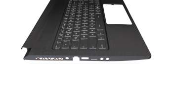 NSK-FCBBN 2G teclado incl. topcase original Darfon DE (alemán) negro/negro con retroiluminacion