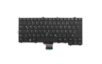 NSK-LD0BC 0G teclado original Dell DE (alemán) negro con retroiluminacion y mouse-stick