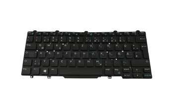 NSK-LKABC teclado original Dell DE (alemán) negro/negro/mate con retroiluminacion