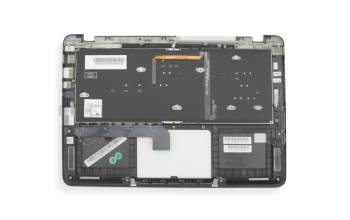 NSK-WB9BU 0G teclado incl. topcase original Darfon DE (alemán) negro/negro con retroiluminacion