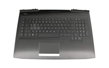 NSK-XH1BQ teclado incl. topcase original Darfon DE (alemán) negro/negro con retroiluminacion