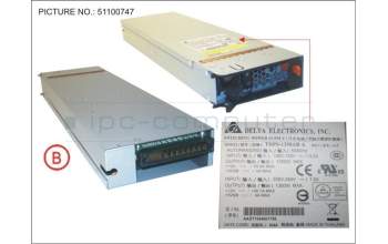 Fujitsu NTW:X763-R6 POWER SUPPLY,1300W AC F.62XX ,SA620,80X0