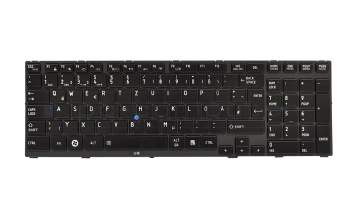 P000542460 teclado original Toshiba DE (alemán) negro/antracita con mouse-stick