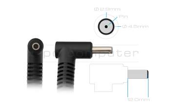 PA-1281-08HT cargador original HP 280 vatios redondeado
