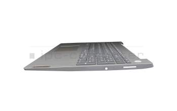 PC5C-GE teclado incl. topcase original Lenovo DE (alemán) gris/plateado