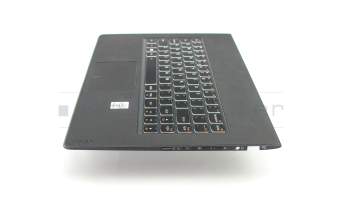 PK130TA2A02 teclado incl. topcase original LCFC US (Inglés) negro/negro con retroiluminacion