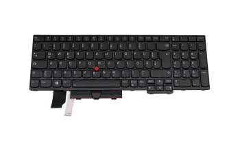 PK131H61B11 teclado original ODM DE (alemán) negro/negro con retroiluminacion y mouse-stick