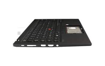 PK131L11B16 teclado incl. topcase original Lenovo FR (francés) negro/negro con retroiluminacion y mouse stick