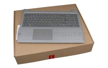 PK1329A5A19 teclado incl. topcase original Lenovo DE (alemán) gris oscuro/plateado