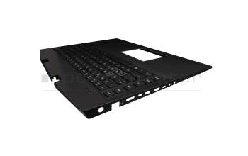 PK132K02B10 teclado incl. topcase original HP DE (alemán) negro/negro con retroiluminacion