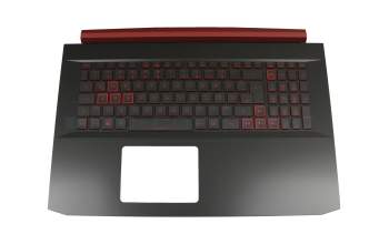 PK132K11A11 teclado incl. topcase original Chicony DE (alemán) negro/negro con retroiluminacion (GTX 1660Ti/RTX 2060)