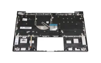 PK132V61A11 teclado incl. topcase original HP DE (alemán) plateado/plateado con retroiluminacion
