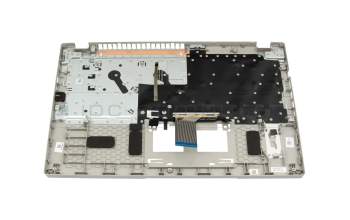 PK133RJ1A13 teclado incl. topcase original Acer DE (alemán) negro/canaso con retroiluminacion