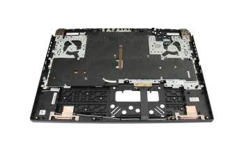 PK1398I1N13 teclado incl. topcase original Acer DE (alemán) negro/blanco/negro con retroiluminacion