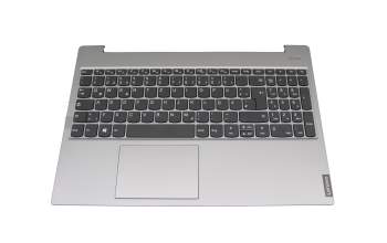 PK37B0 teclado incl. topcase original Lenovo DE (alemán) gris/plateado