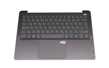 PK37B012R00 teclado incl. topcase original Lenovo DE (alemán) gris/canaso con retroiluminacion