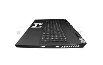 PN065187 teclado incl. topcase original MSI DE (alemán) negro/negro