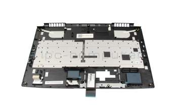 PN095689 teclado incl. topcase original MSI DE (alemán) negro/rojo/negro con retroiluminacion