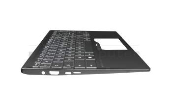PN095690 teclado incl. topcase original MSI FR (francés) negro/negro con retroiluminacion