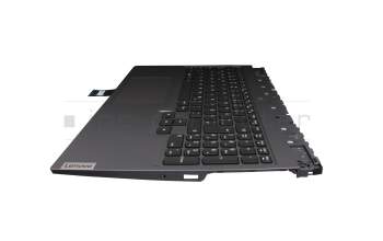 PO5CYXRGBG teclado incl. topcase original Lenovo DE (alemán) negro/canaso con retroiluminacion