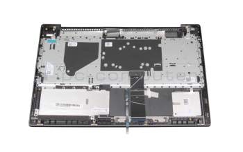 PR5SB-GE teclado incl. topcase original Lenovo DE (alemán) gris/canaso con retroiluminacion Fingerprint (Puerto de carga USB-C)