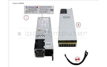 Fujitsu PY-PU262 RDN 2600W TITANIUM PSU FOR RX8770M7