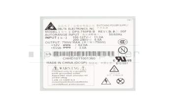 PY7500G001 original Acer fuente de alimentación del Servidor 750 vatios