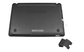 Parte baja de la caja negro original (sin ranura ODD) incl. Cubierta de conexión LAN para Asus VivoBook Max X541UA
