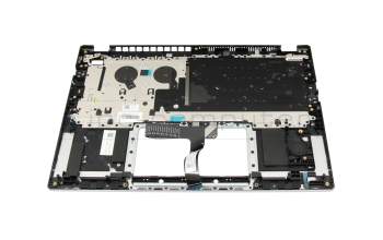QF03P_A41BWL teclado incl. topcase original Acer CH (suiza) negro/plateado con retroiluminacion