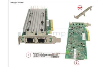 Fujitsu PLAN EP QL41112 2X 10GBASE-T para Fujitsu Primergy RX2520 M5