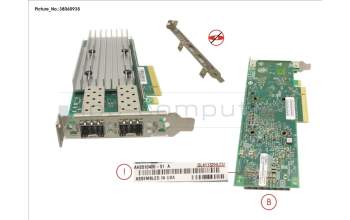 Fujitsu PLAN EP QL41132 2X 10G SFP+ para Fujitsu PrimeQuest 3400E