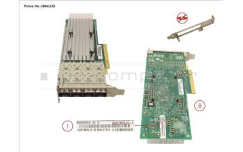 Fujitsu PLAN EP QL41134 4X 10GB SFP+ para Fujitsu PrimeQuest 3800E2