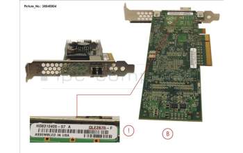 Fujitsu QLE2670 SINGLE PORT 16GB FCC para Fujitsu Primergy RX4770 M1