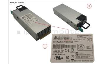 Fujitsu QNS:63050-070250-020-RS PSU DELTA DPS-250AB-81A (SINGLE UNIT)