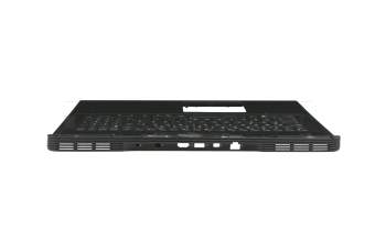 RRWN5 teclado incl. topcase original Dell DE (alemán) negro/negro con retroiluminacion