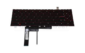 S1N-3EDE2 73-D10 teclado original MSI DE (alemán) negro con retroiluminacion