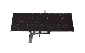 S1N2EDE2Q1D10 teclado original MSI DE (alemán) negro con retroiluminacion