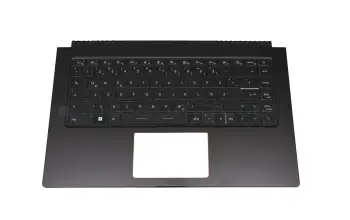S1N3EDE2T2SA000L teclado incl. topcase original MSI DE (alemán) negro/negro con retroiluminacion