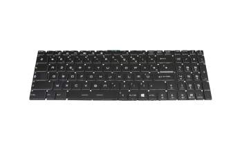 S1N3EFR292SA teclado original MSI FR (francés) negro/negro