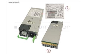 Fujitsu S26113-E575-V70-1 PSU RED 450W/12V PLAT