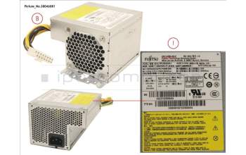 Fujitsu PSU 250W 85+ para Fujitsu Esprimo D556/E94