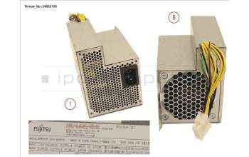 Fujitsu PSU 250W 85+ para Fujitsu Esprimo P757