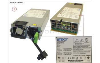 Fujitsu POWER SUPPLY MODULE 1200W W/O POWER CORD para Fujitsu Primergy RX4770 M1
