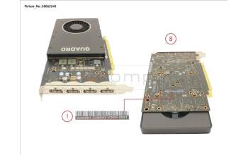 Fujitsu S26361-D3000-V205 VGA NVIDIA QUADRO P2200 5GB