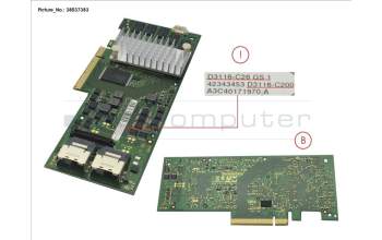 Fujitsu MEGARAID 2208/1GB V4 para Fujitsu Primergy RX300 S8