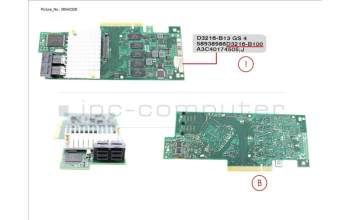 Fujitsu PRAID EP420I W/O TFM para Fujitsu Primergy RX300 S8