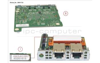 Fujitsu ETH 2X10G BASE-T D3289 para Fujitsu Primergy RX2530 M1