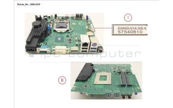 Fujitsu MAINBOARD D3403 (V) para Fujitsu Esprimo Q556/2 Q556D/2