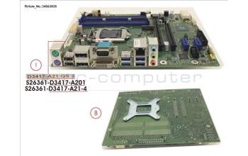 Fujitsu S26361-D3417-A201 MB D3417 (CUZ=SB-PC-16008!) PM EICA/YM8U